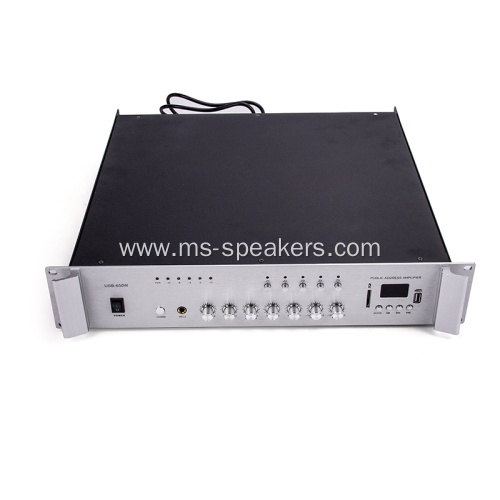 650W PA System Power Amplifier With Five Zone